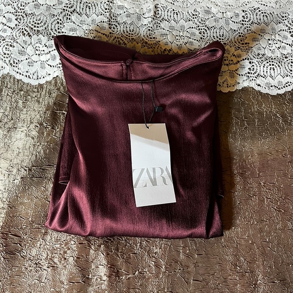 Zara Satin Dress - Picture 7 of 11